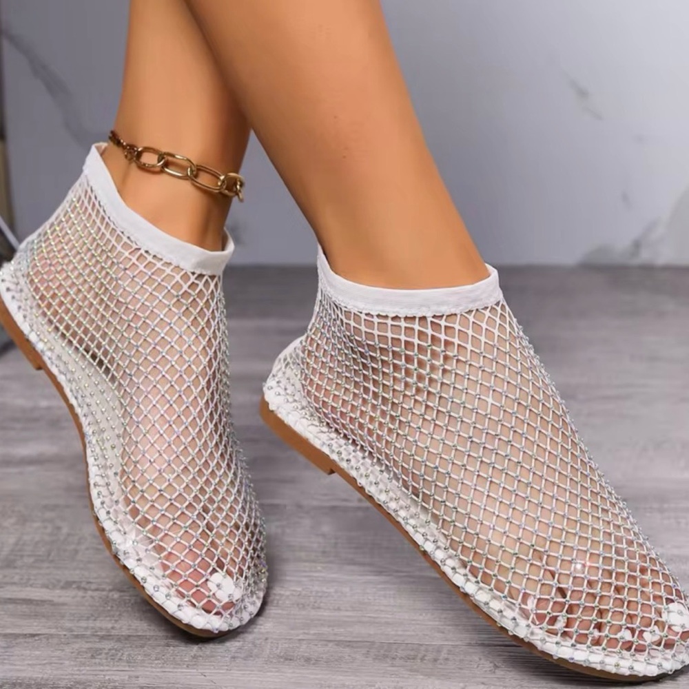 Feet savers!!! After you TAKE THE HIGH HEELS OFF!!!Women's Mesh Anklet Sandals
